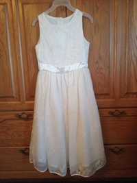 Нарядне біле плаття для дівчинки, підлітка випускний, ріст 152 см.