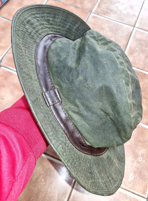 Шляпа Barbour Waxed,пропитка хлопок,охота, рыбалка L.