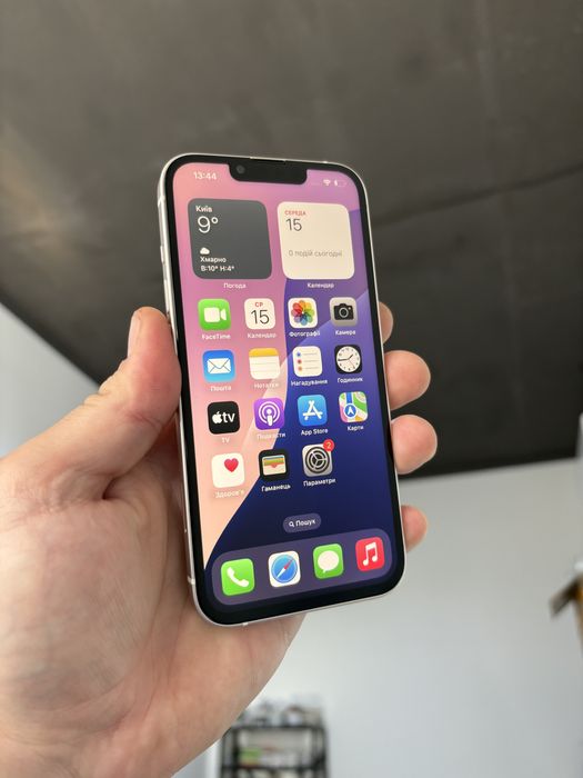 Apple iphone 13 128 gb айфон 13 білий як новий 91%