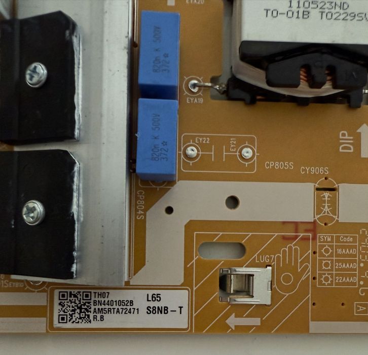 Płyta zasilacza Samsung BN44/01052B do TV QE65Q80BATXXH Q80BK-Q65BF2