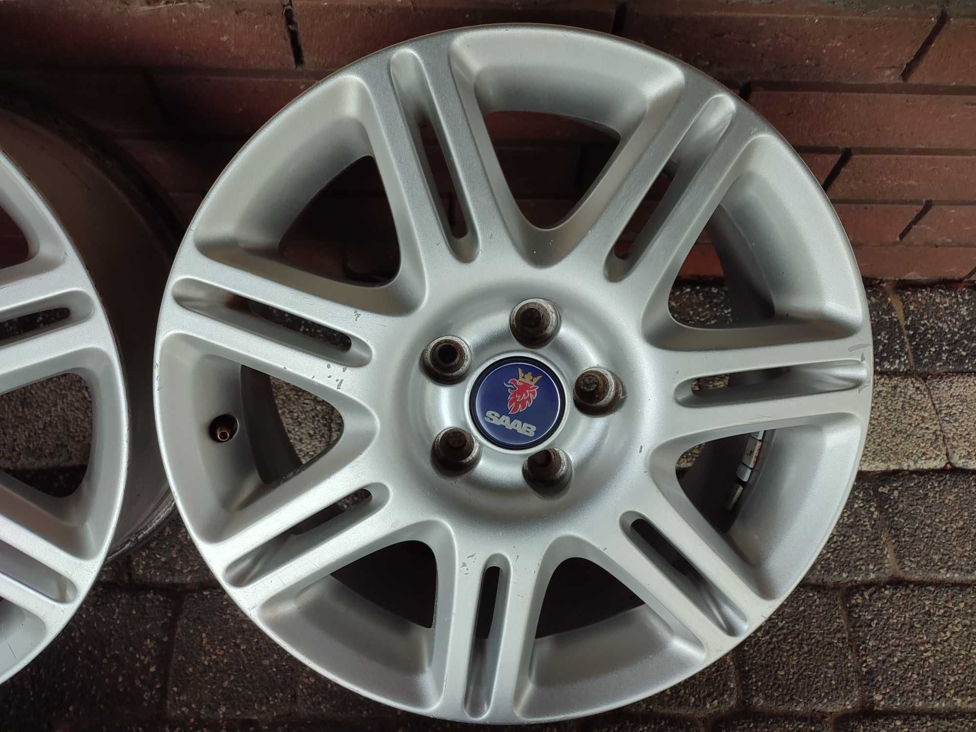 SAAB 9-3 9-5 ALUFELGI 17" Oryginalne 5x110 et49