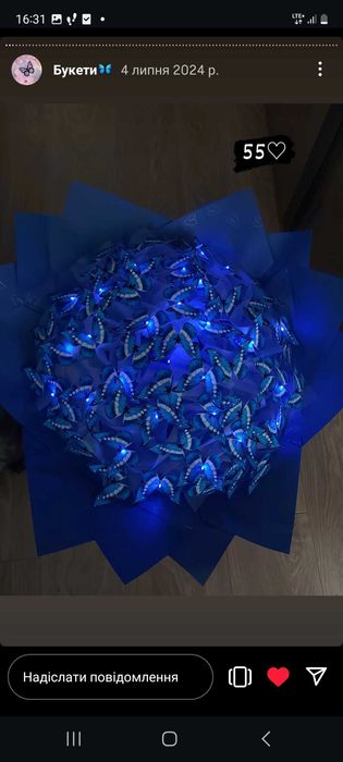 Букети з метеликів