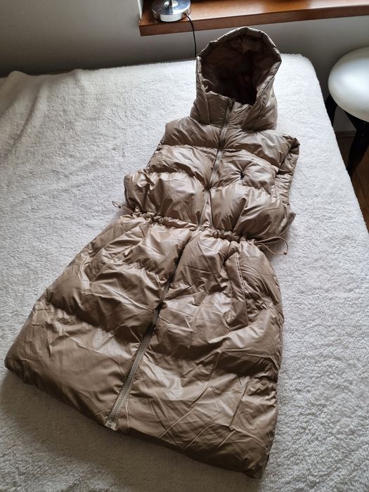 Kamizelka puchowa logo Ralph Lauren beż L nowa!