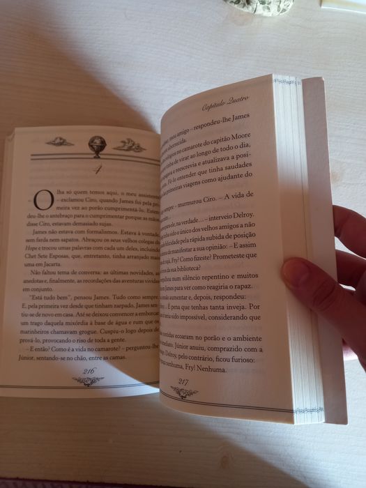 Livro "A verdadeira história do capitão gancho"