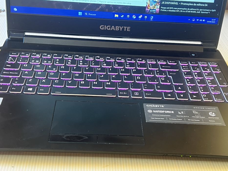 Portatil Gigabyte G5 KC