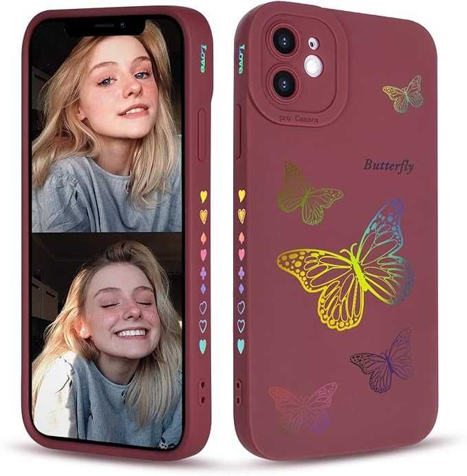 Plecki Newseego do Apple iPhone 12 bordowy