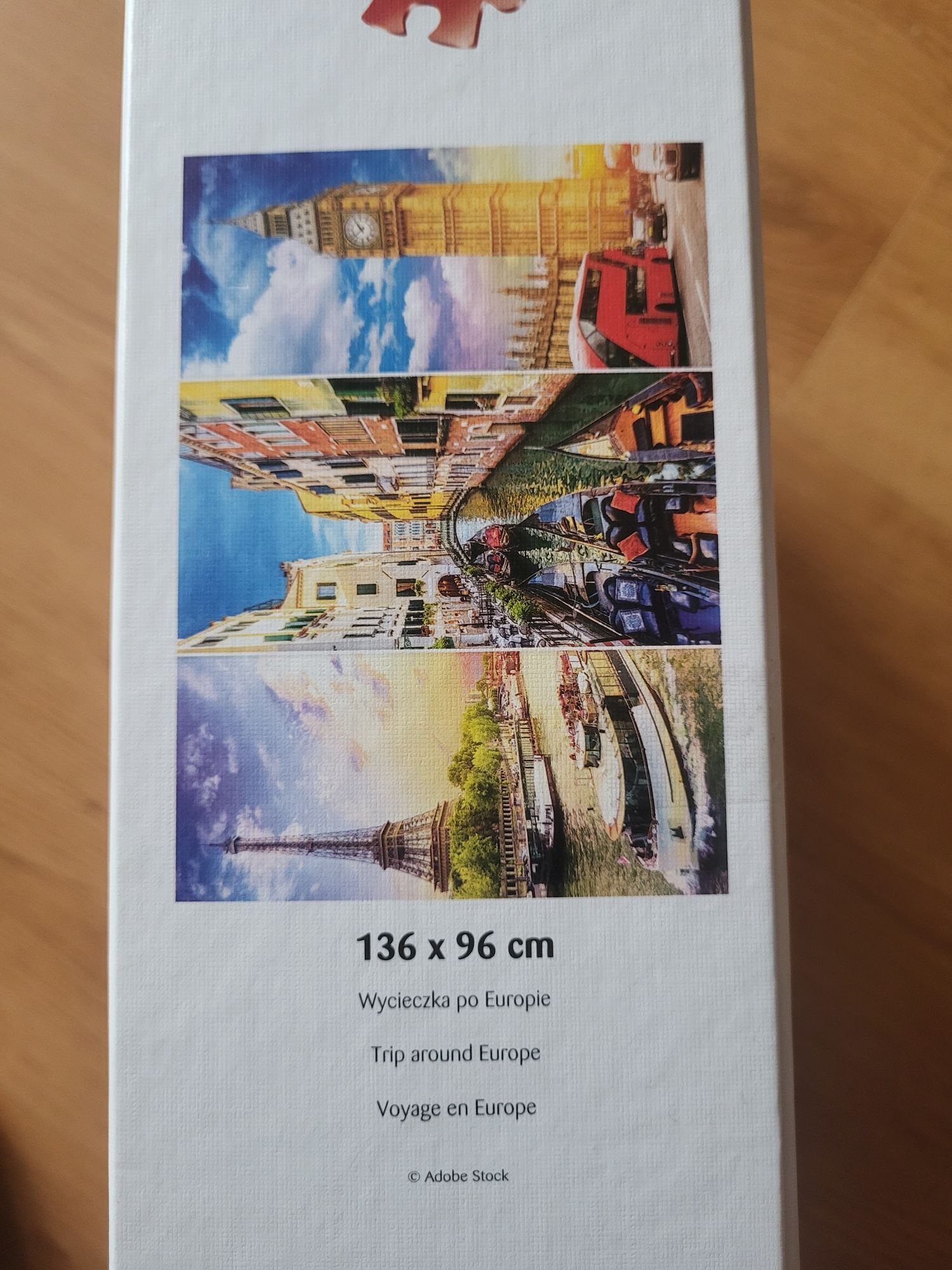 Puzzle 4000 Wycieczka po Europie