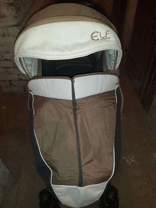 Wózek, spacerówka, pompowane koła, pokrowiec na zimę