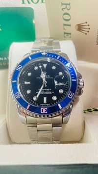 Promocja! Zegarek Rolex Submariner Black&Blue Date! 42mm AAA Zestaw