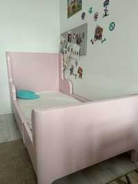 Łóżko dla dziewczynki, stan IDEALNY Sundvik rosnące domek