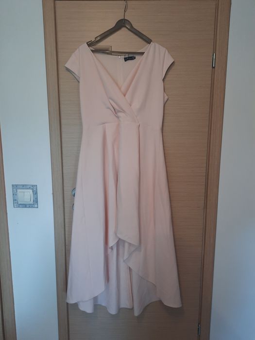 Sukienka damska na ślub wesele inne przyjęcia Rozmiar 44 46 różowa