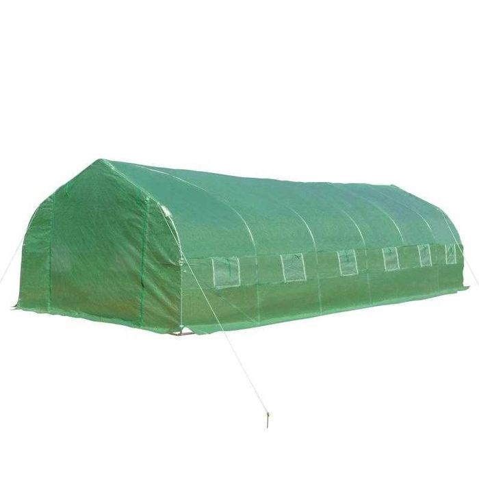 Estufa Grande 24m² – Proteção Completa para Plantas