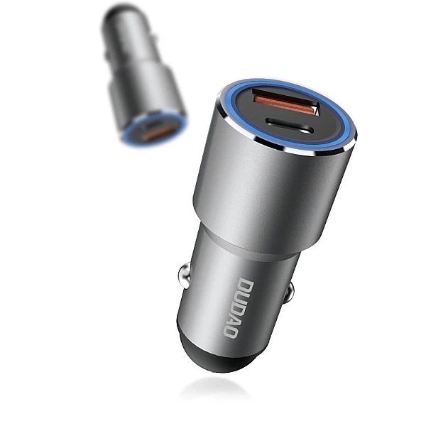 Dudao ładowarka samochodowa USB / USB Typ C Power Delivery Quick Charg