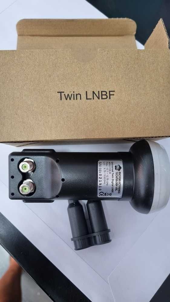 Antena satelitarna 80cm + konwerter Twin, NOWA