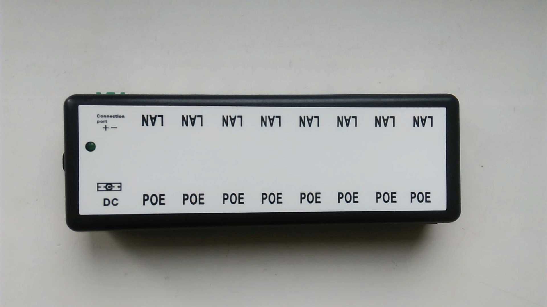 8-портовый гигабитный пассивный POE-Инжектор 90Вт 12/24/48В (802.3af)