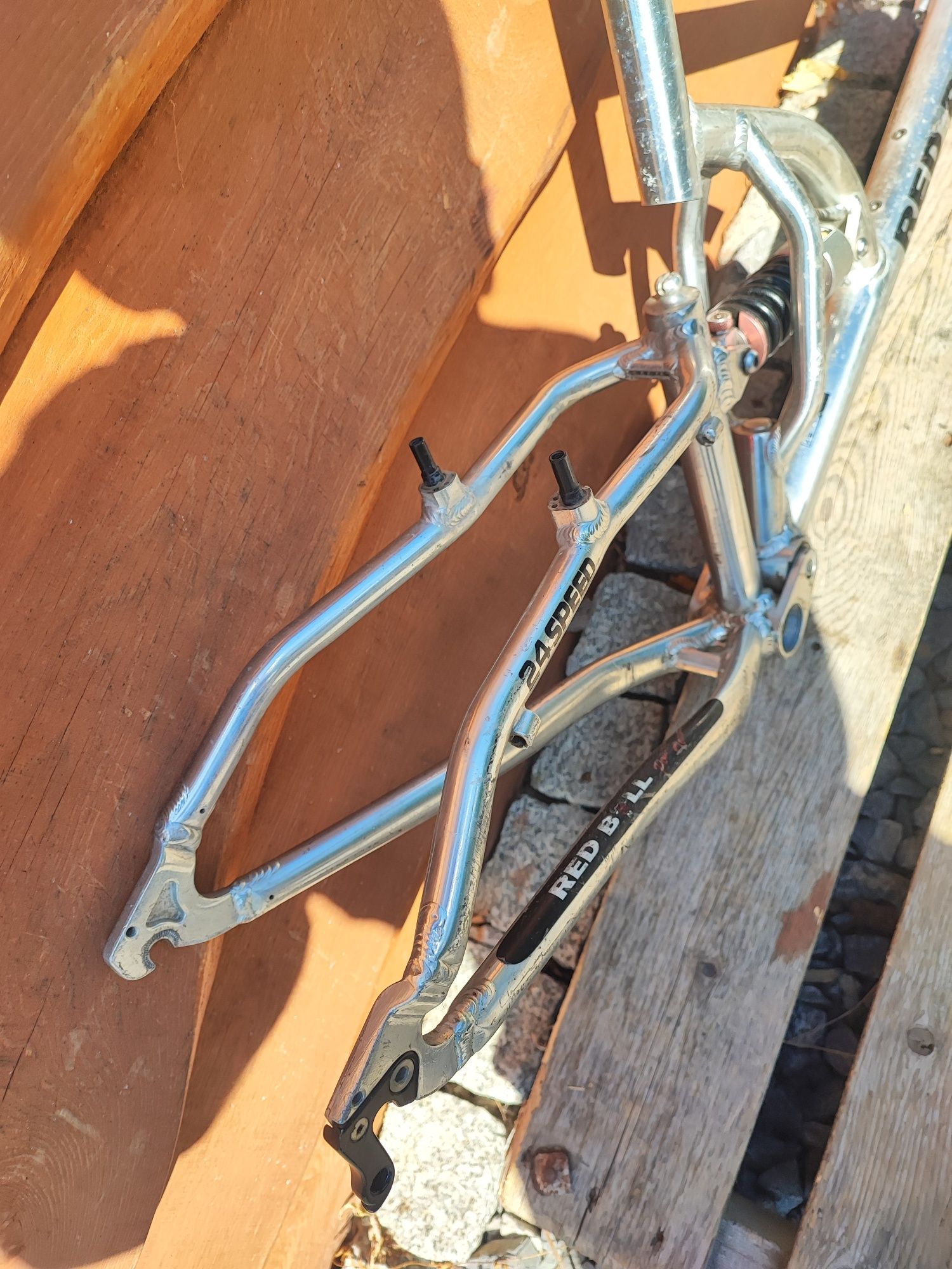 Rama rowerowa full Red Bull alu 26" RST WCW Retro MTB