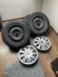 Koła stalowe R15 5x110, opony, kołpaki opel
