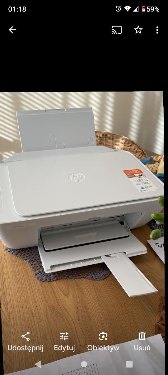 Drukarka urządzenie wielofunkcyjne HP Deskjet 2710e stan idealny tanio