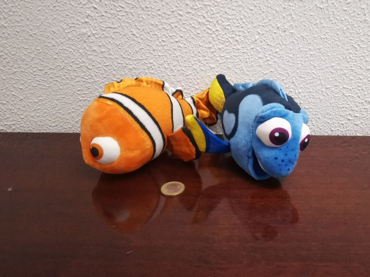 4 Figuras Peluche - Leopoldina / Nemo e Dory / Han Solo