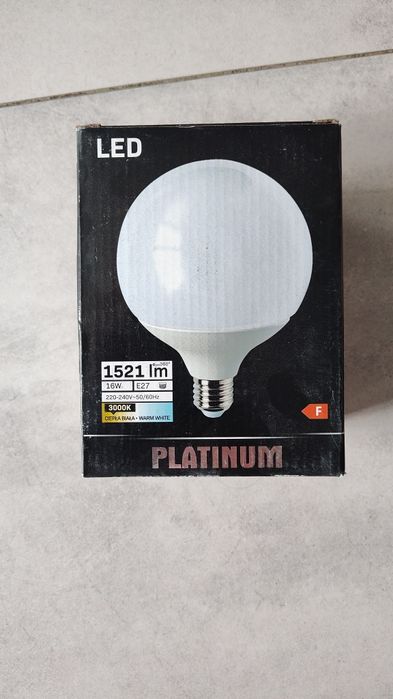 Żarówka LED E27 G125 16W = 100W 1521lm 3000K Ciepła 220° GOLDLUX
Żarów