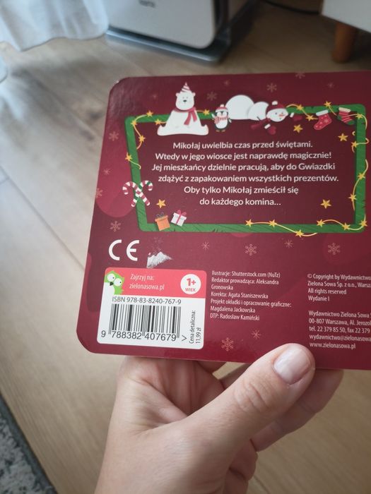 91. Książka świąteczna pt. Nadchodzi gwiazdka (wyd. Zielona sowa)