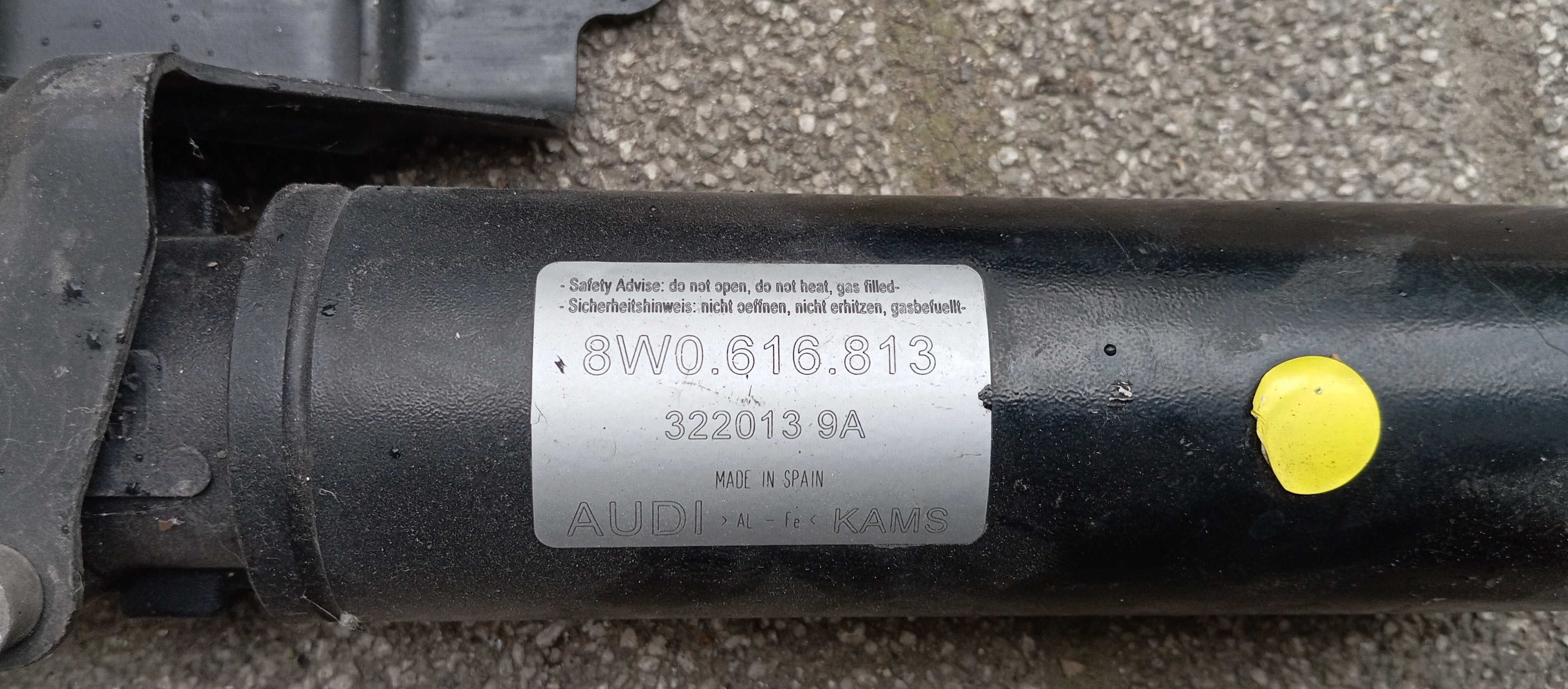 zawór amortyzator zawieszenia tył audi rs4 b9 rs5 8w0 lewy prawy
