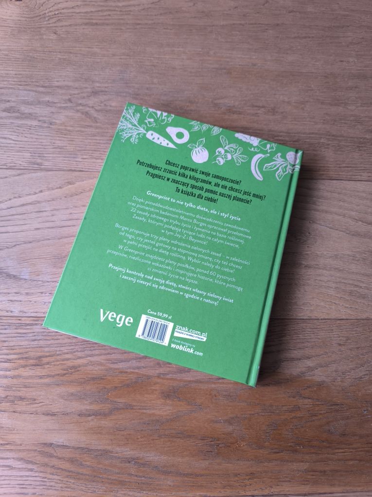 Książka o kuchni, diecie. "Greenprint" Marco Borges