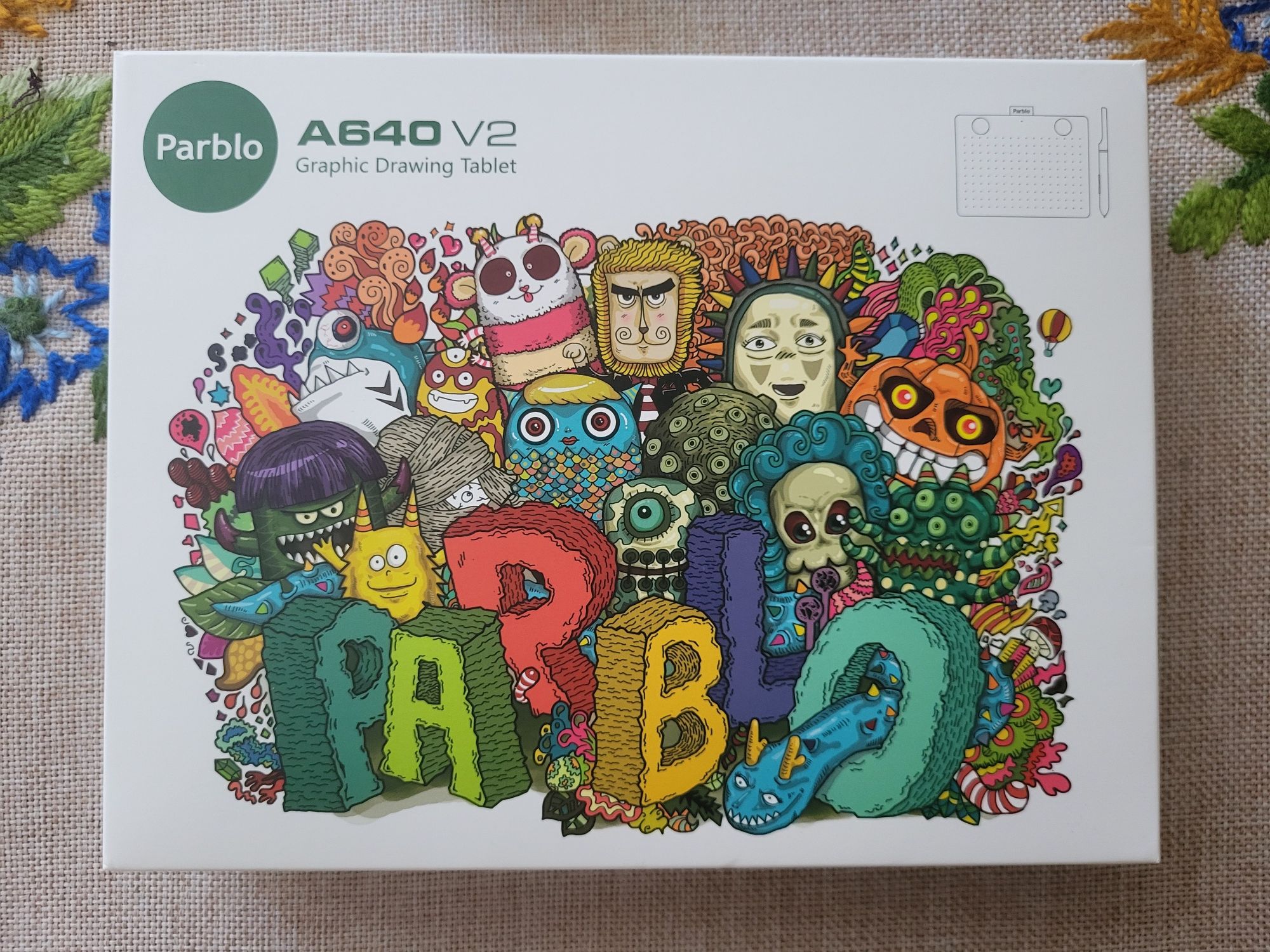 Графічний планшет Parblo A640 v2