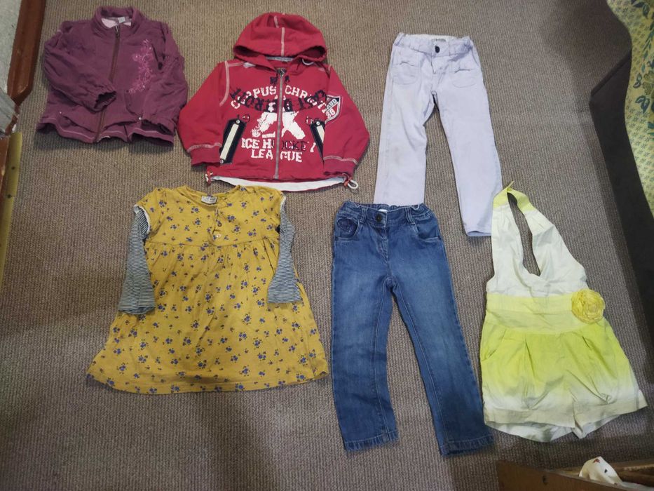 Пакет одежда вещи одяг на девочку 2-4 года пальто кутка