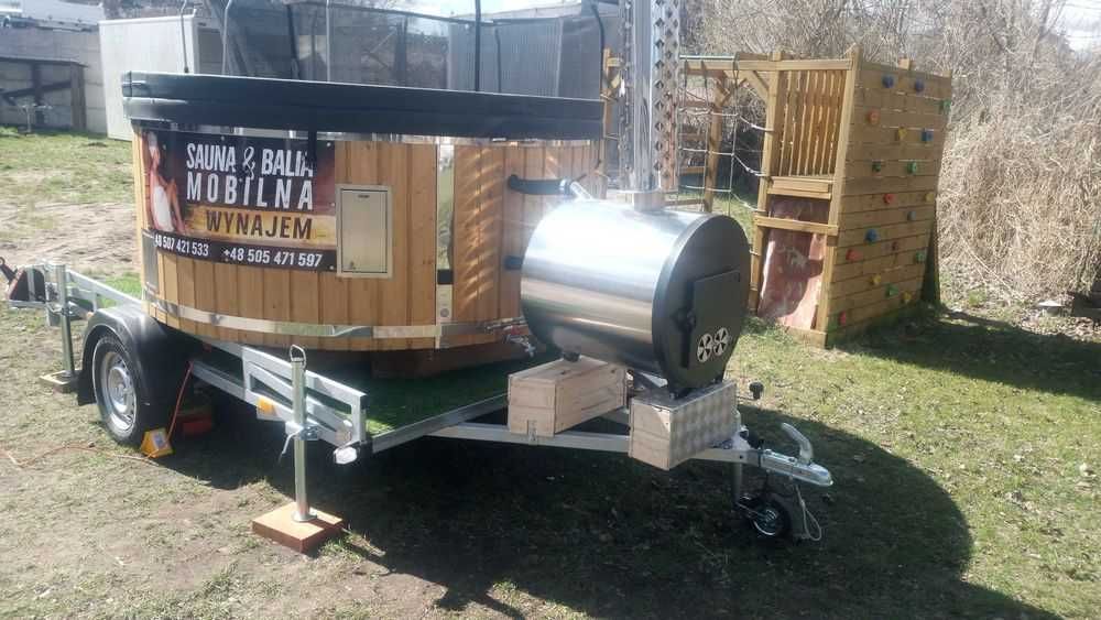 Mobilna Balia-Jacuzzi-mobilne spa. Wynajem pod dom.
