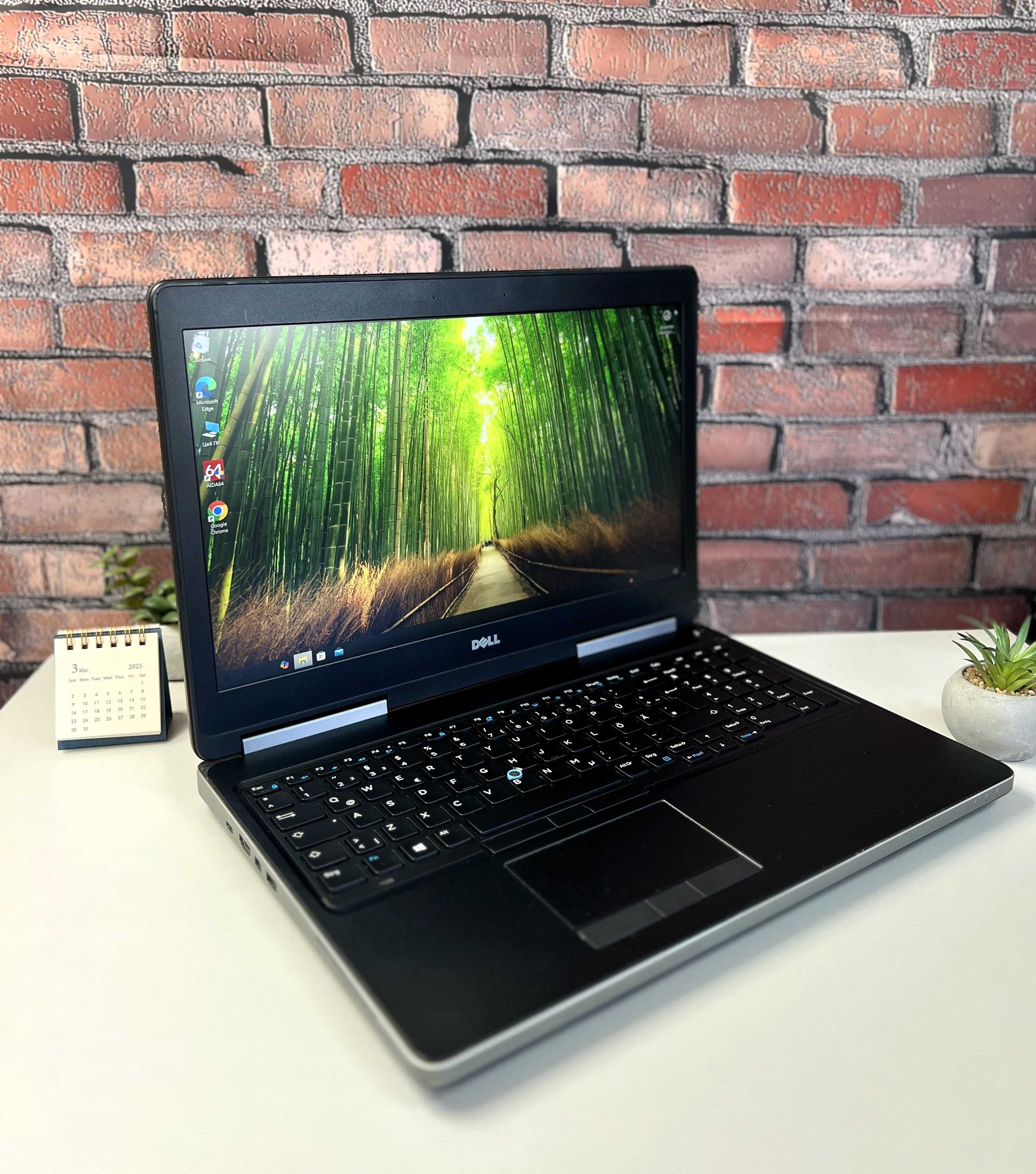 NVIDIA M1200 4GB·Dell Precision 7520·i7-7820HQ·16GB+SSD 512·15.6"IPS