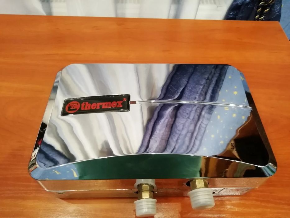 Водонагреватель проточный системный THERMEX SYSTEM 800 Chrome