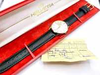 złoty zegarek HELVETIA 585/14K LATA 70-TE VINTAGE