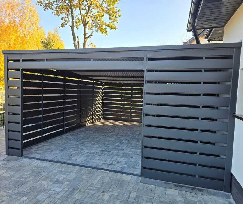 Garaż Blaszany 6x6 6x7 7x7 4x6 8x6 producent. Garaze na Wymiar.