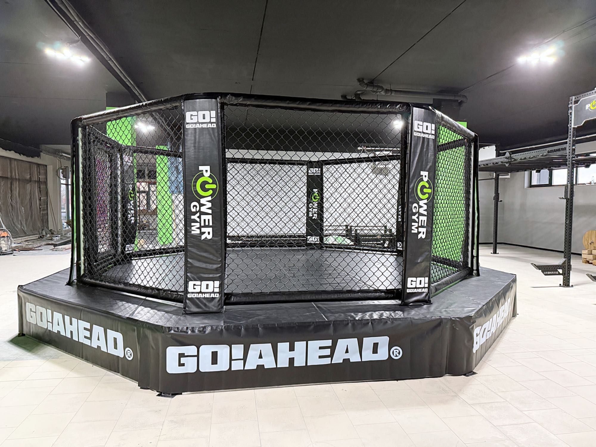 OCTAGON MMA Profesjonalny 6m z podestem NOWY SUPER CENA !