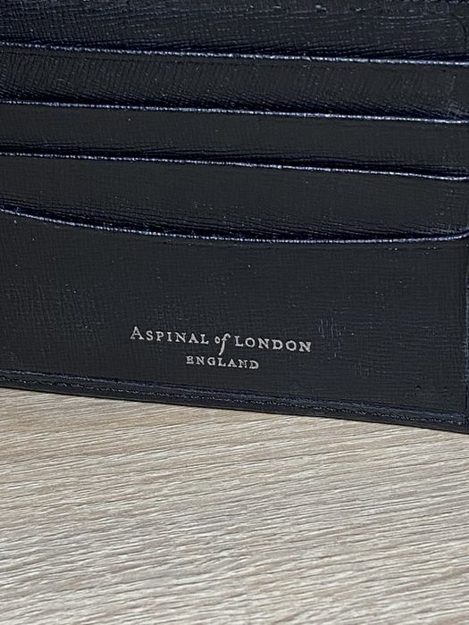 Чоловічий шкіряний гаманець Aspinal of London (королівська якість)