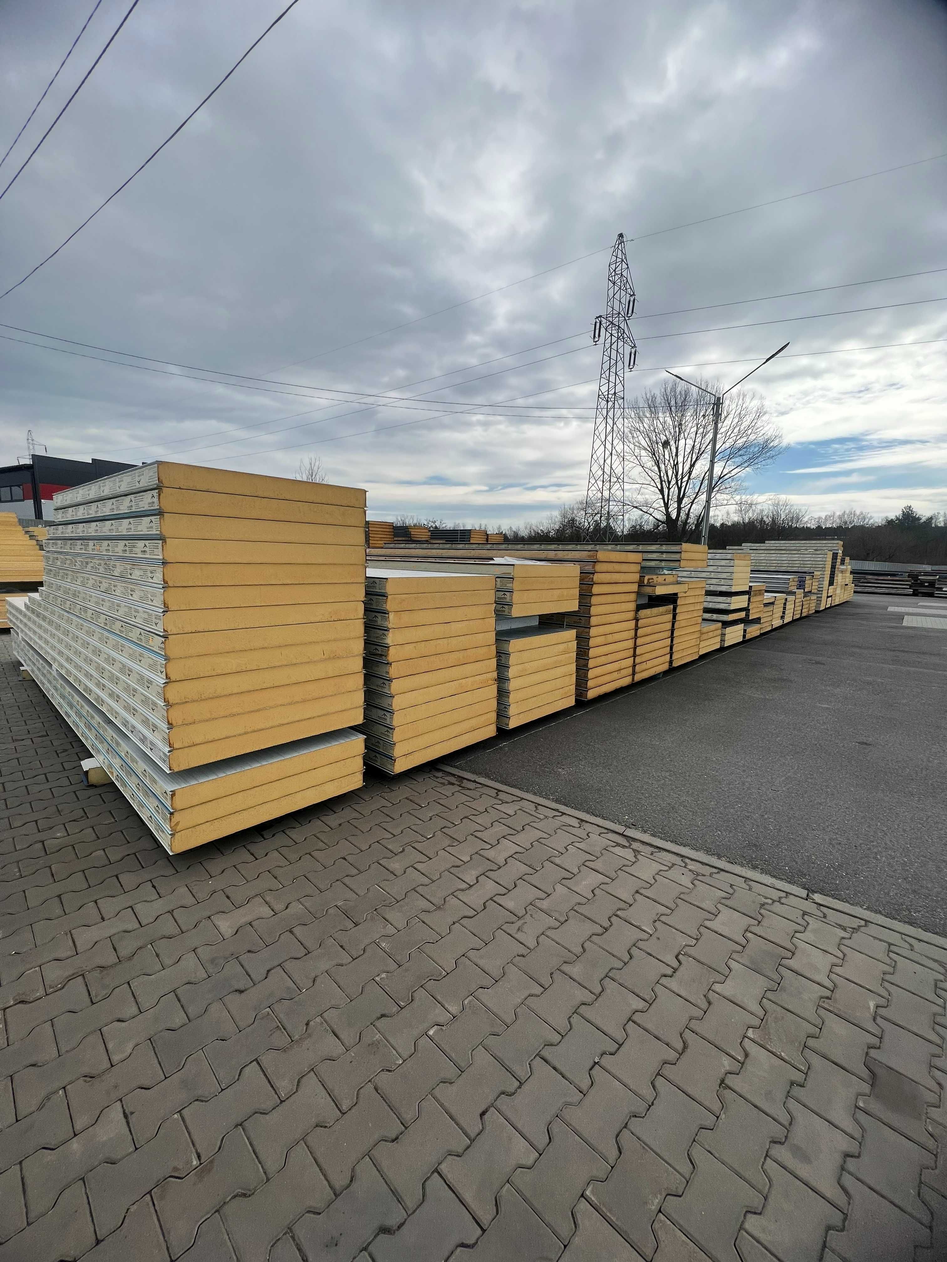 Płyty warstwowe Docieplenie Płyta warstwowa wypełnienie PIR nowe