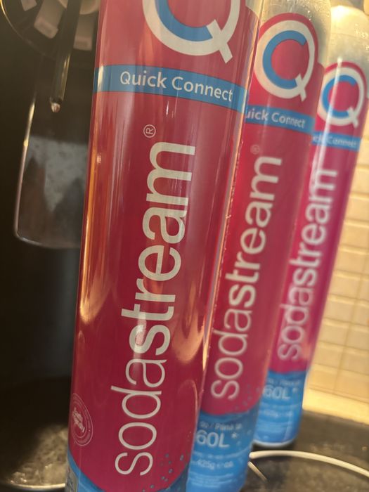 Soda Stream Wymiana Napelnianie CO2 rozowe niebieskie mozliwosc dowozu