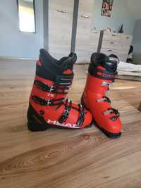 Czerwono czarne buty narciarskie Head