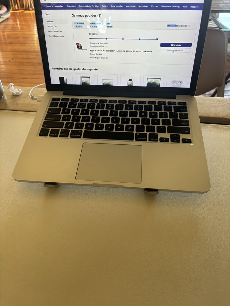 MacBook Pro 13” (2015) – 8GB RAM / 256GB SSD – Estado Excelente