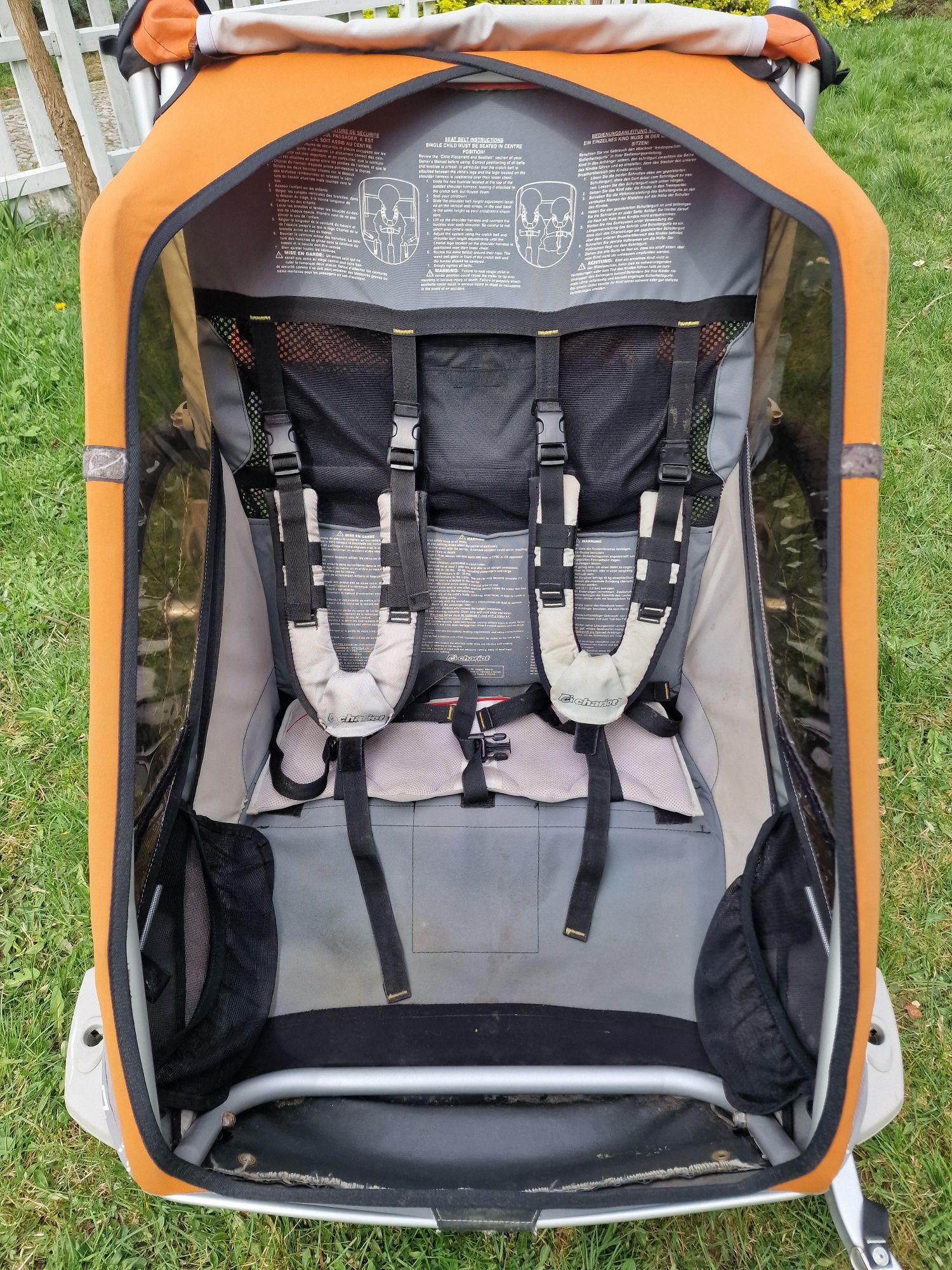 Chariot Cougar 2 - przyczepka rowerowa dziecięca / wózek / amortyzacja