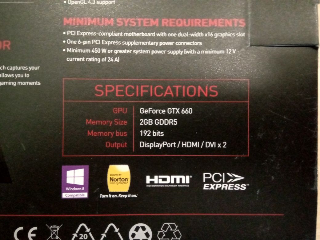 Відеокарта NVIDIA GeForce GTX 660