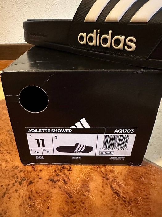 Оригинал шлёпанцы сланцы ADIDAS Adilette Shower AQ1703 Us11