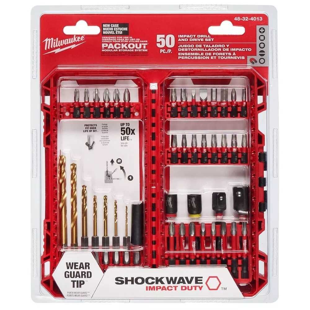 Набор ударных бит и сверл Milwaukee 48-32-4013 50шт.