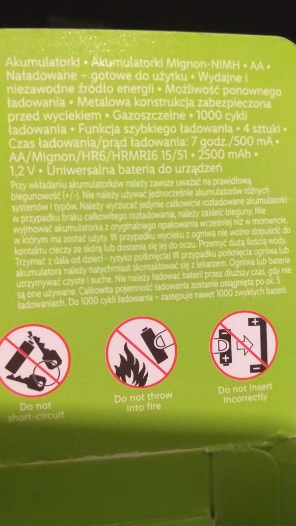 Akumulatory AA. Akumulatorki 4szt. Nowe