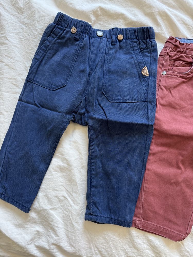 3 pary jeansów zara 80