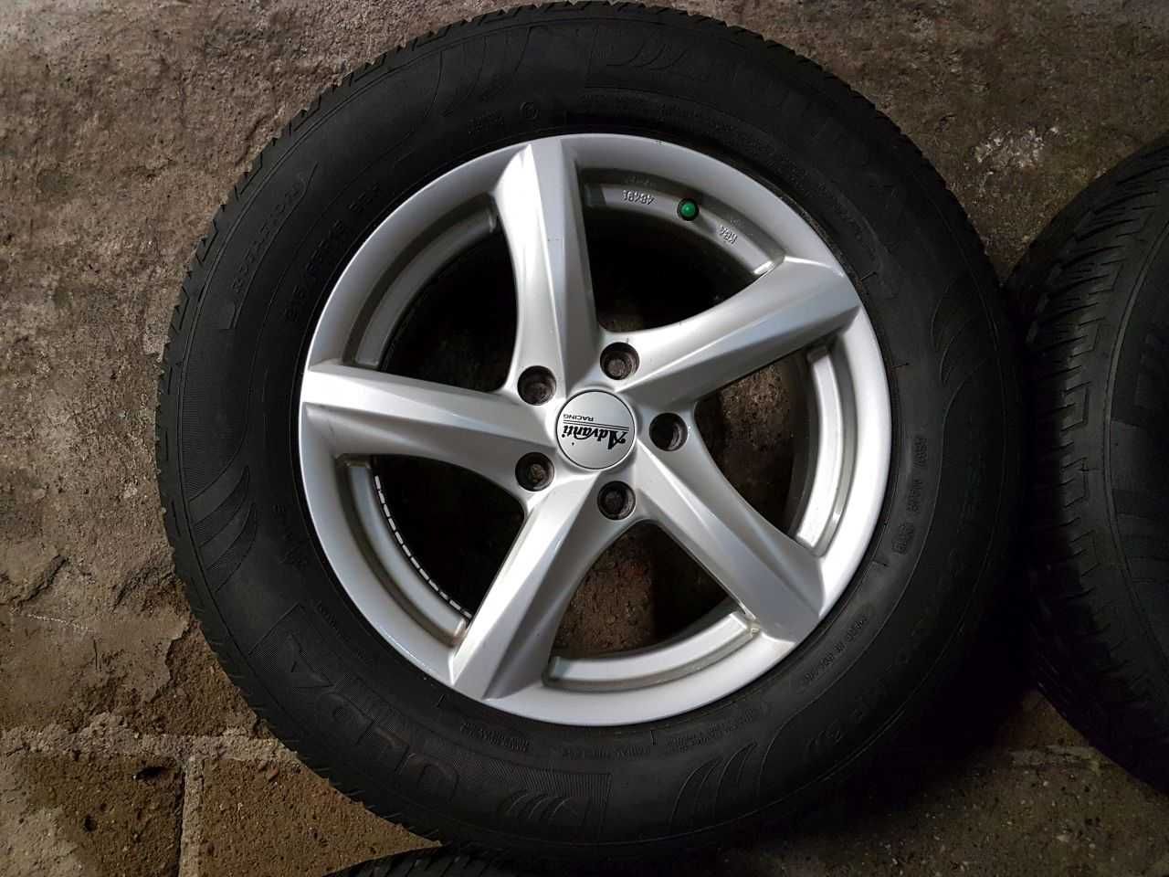 Felgi alu Advanti R16 5x114,3 opony zimowe 215/65R16 Fulda 2019r