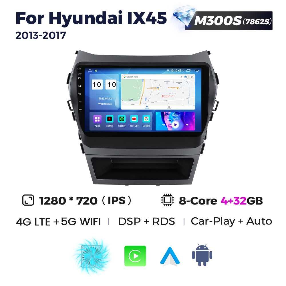 Штатна магнітола Hyundai Santa Fe IX45 android GPS навігація хюндай
