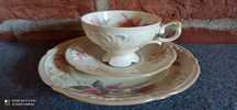 R.  Porcelana Carl Tielsch ALTWASSER TRIO Porcelana Śląska Stary Zdrój