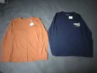 Nowe 2 bawełniane bluzki reserved rozmiar 146